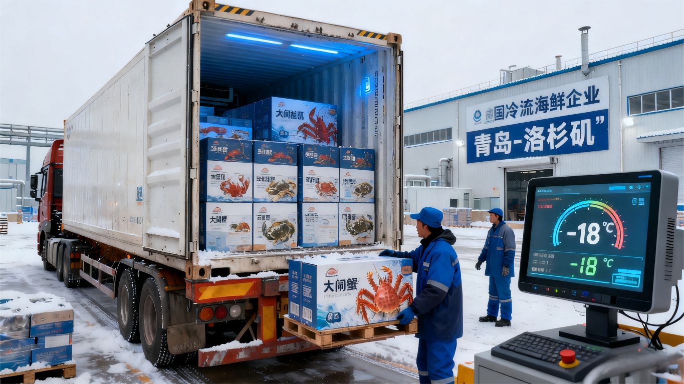 青岛到美国海鲜礼盒空运门到门