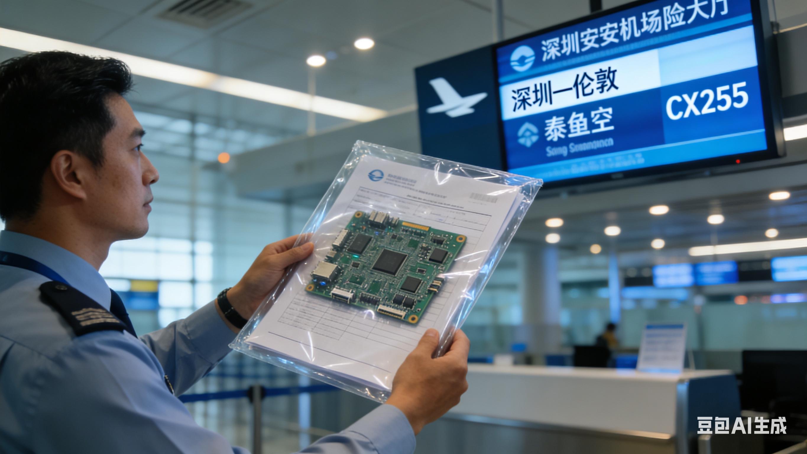 深圳到英国伦敦印制电路板国际空运