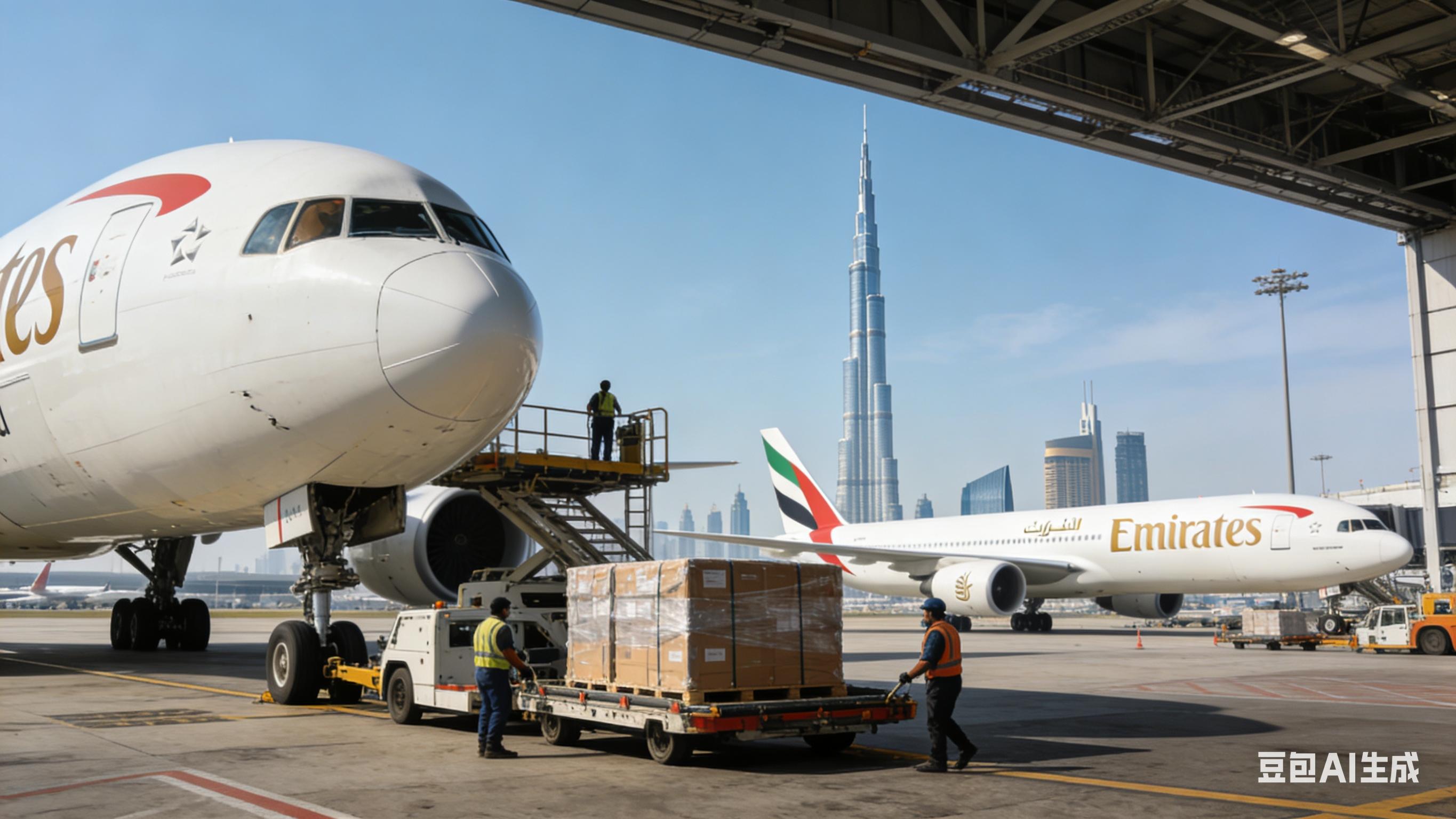 宁波到阿联酋迪拜汽车制动系统配件国际空运